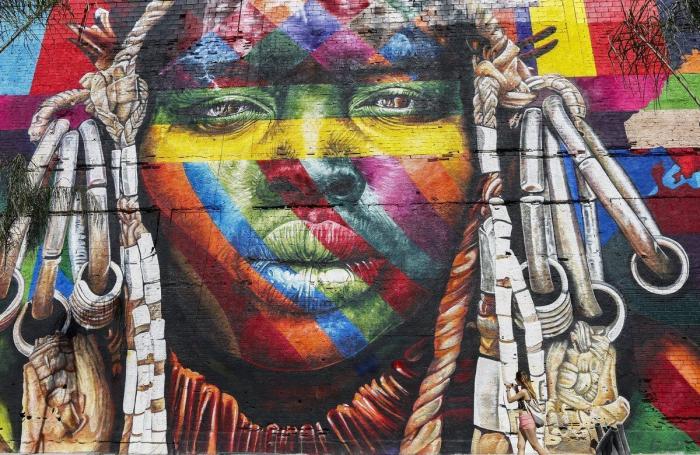 El enorme mural de los Juegos Olímpicos con el que vas a alucinar