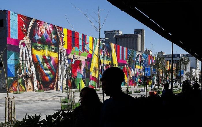 El enorme mural de los Juegos Olímpicos con el que vas a alucinar