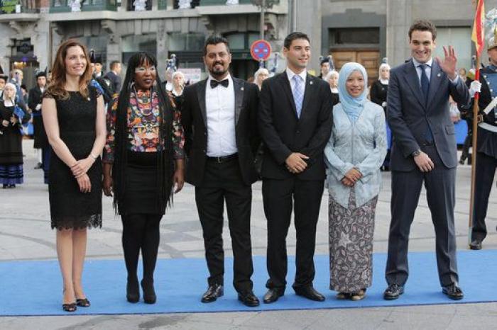 Premios Príncipe de Asturias 2014: Paloma Rocasolano se viste como Letizia en 2012