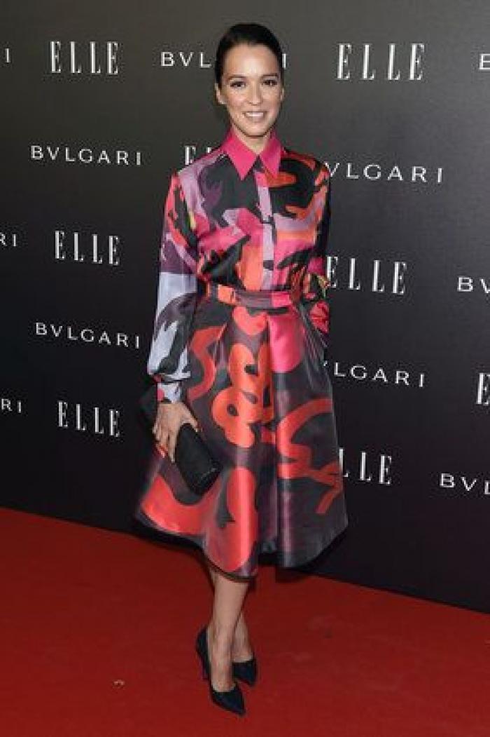 Sara Carbonero enseña pierna, escote y tatuaje en la fiesta Elle (FOTOS)