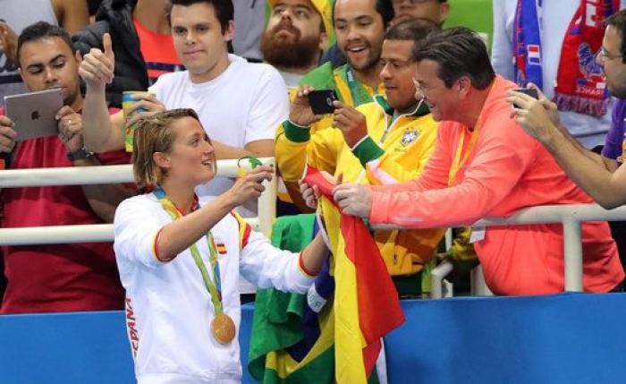 Mireia Belmonte: "Ya se vio en Londres que las mujeres estamos por delante en el medallero"