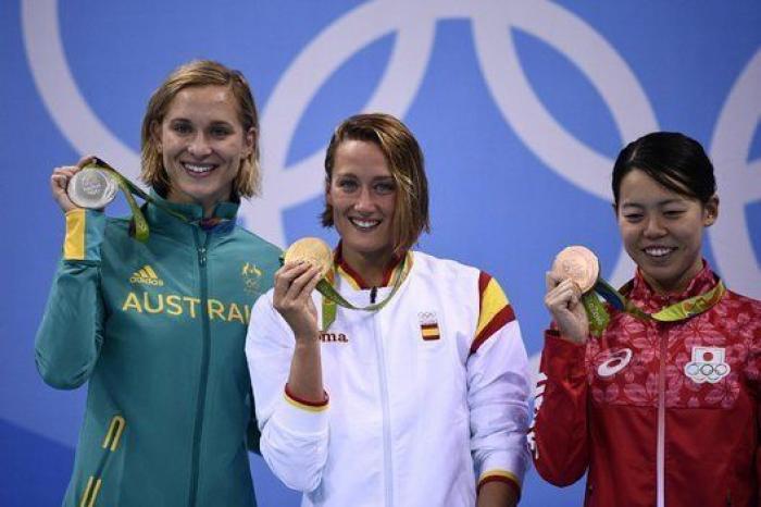 Mireia Belmonte: "Ya se vio en Londres que las mujeres estamos por delante en el medallero"