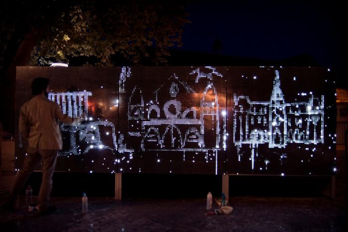 El grafiti hecho arte: del espray al agua y LED (FOTOS)