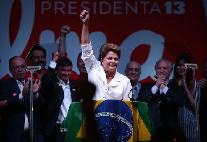 La victoria de Rousseff en 9 imágenes
