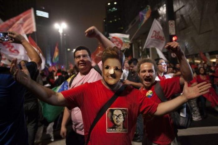 La victoria de Rousseff en 9 imágenes