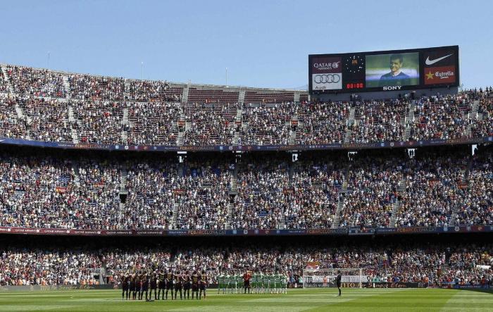Así fue el homenaje del Camp Nou a Tito Vilanova (VÍDEO, FOTOS)