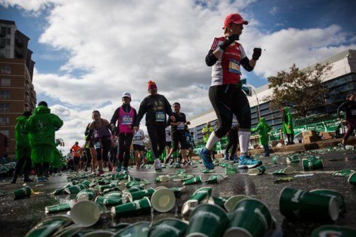 13 imágenes curiosas del maratón de Nueva York (FOTOS)