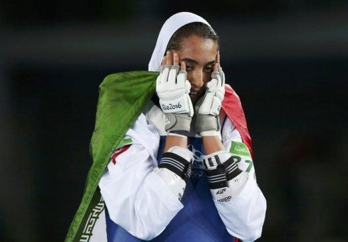 Kimia Alizadeh Zenoorin, la primera mujer iraní en ganar una medalla olímpica