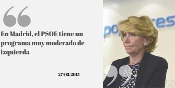 Esperanza Aguirre niega que Bárcenas le entregara ningún sobre y se querellará contra él por "falso testimonio"