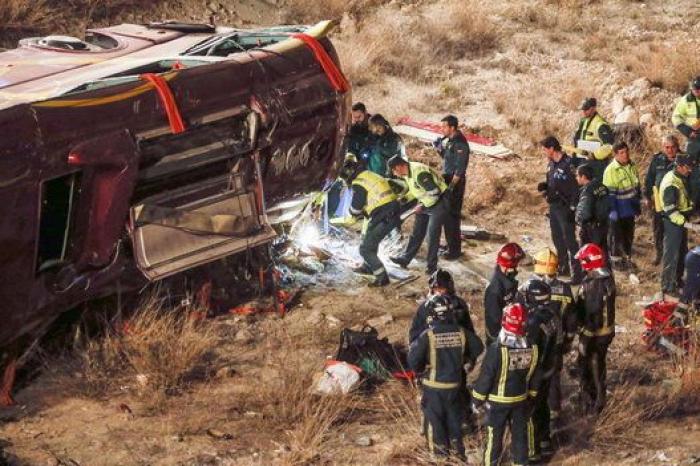 Espectacular explosión de un autobús de la EMT en Madrid