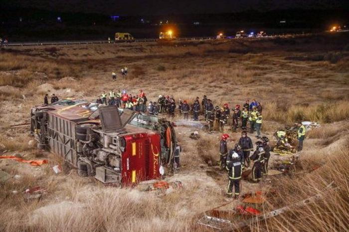 Espectacular explosión de un autobús de la EMT en Madrid