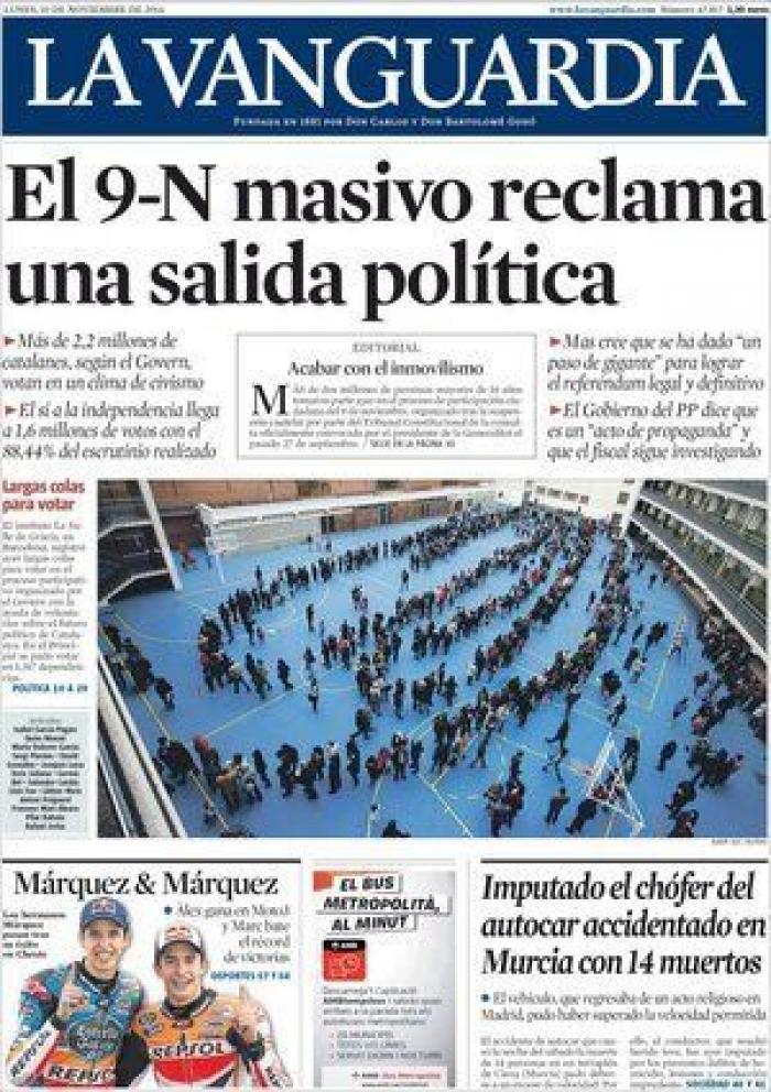 La hoja de ruta soberanista: independencia en 18 meses tras el 27-S