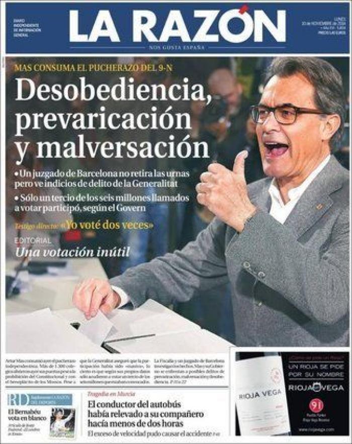 La hoja de ruta soberanista: independencia en 18 meses tras el 27-S