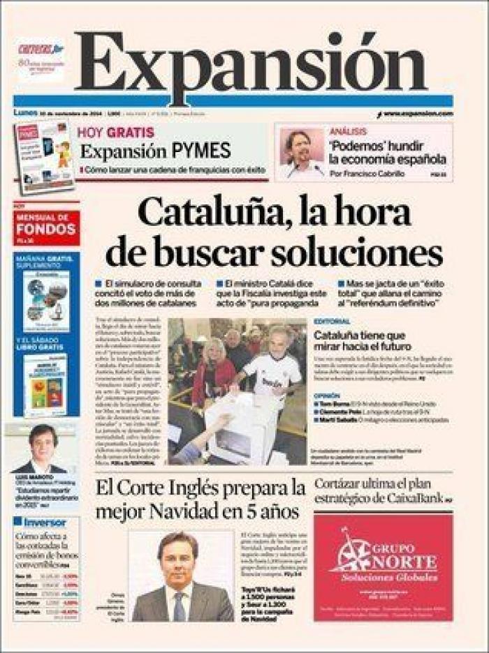 La hoja de ruta soberanista: independencia en 18 meses tras el 27-S