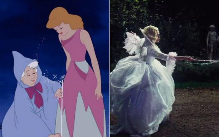 Tráiler de 'Cenicienta': compara la película 'Cinderella' con la clásica de dibujos animados de Disney