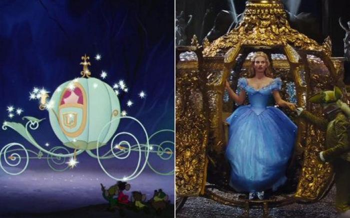 Tráiler de 'Cenicienta': compara la película 'Cinderella' con la clásica de dibujos animados de Disney