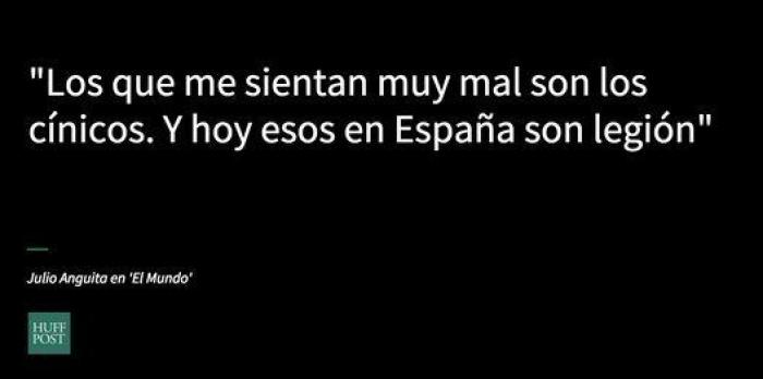 13 frases de Julio Anguita en 'El Mundo'