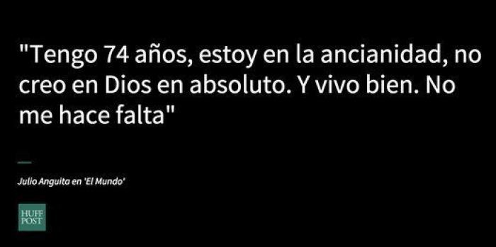 13 frases de Julio Anguita en 'El Mundo'