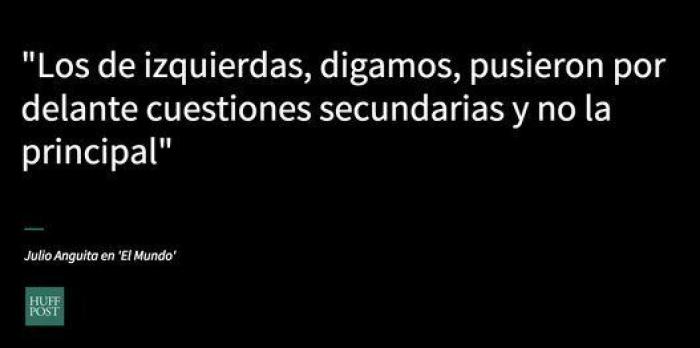 13 frases de Julio Anguita en 'El Mundo'