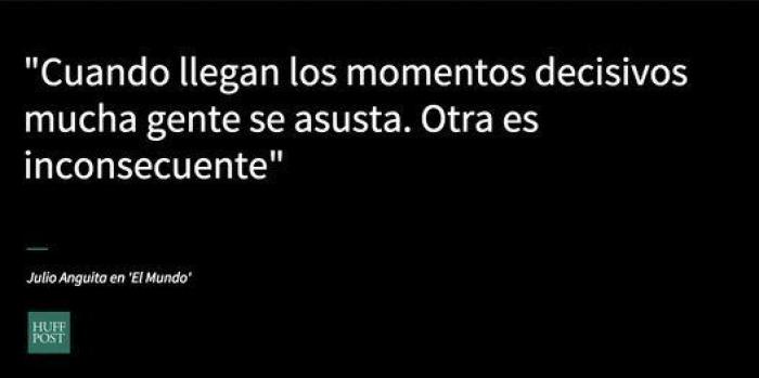 13 frases de Julio Anguita en 'El Mundo'