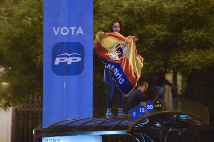La Cibeles vibra con la 'Décima' del Madrid (FOTOS)