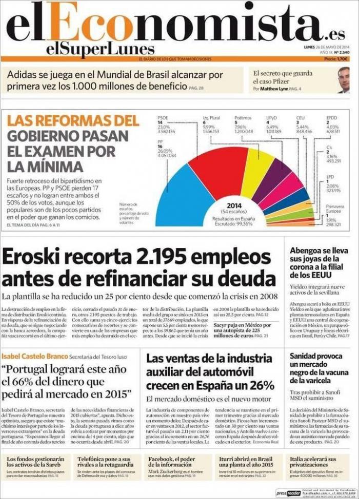 Hollande, tras la debacle del 25-M: "Mi deber es reformar Francia y reorientar Europa"