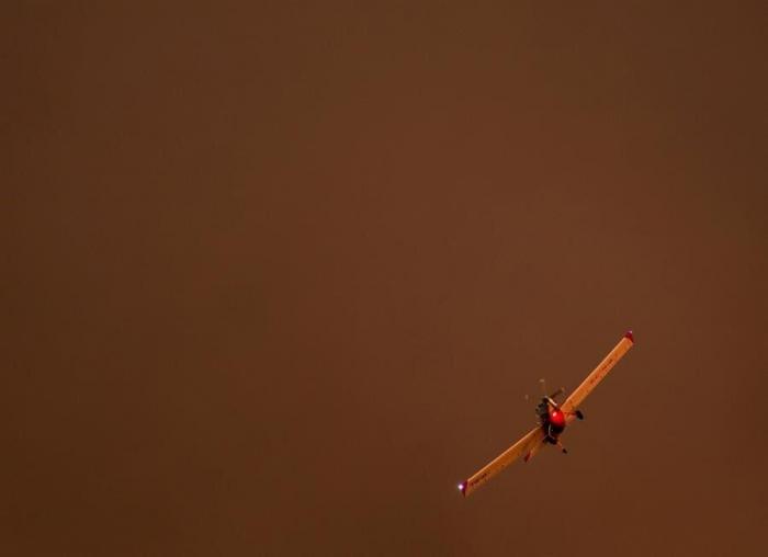 200 desalojados y mil hectáreas afectadas por un incendio en Almonaster la Real