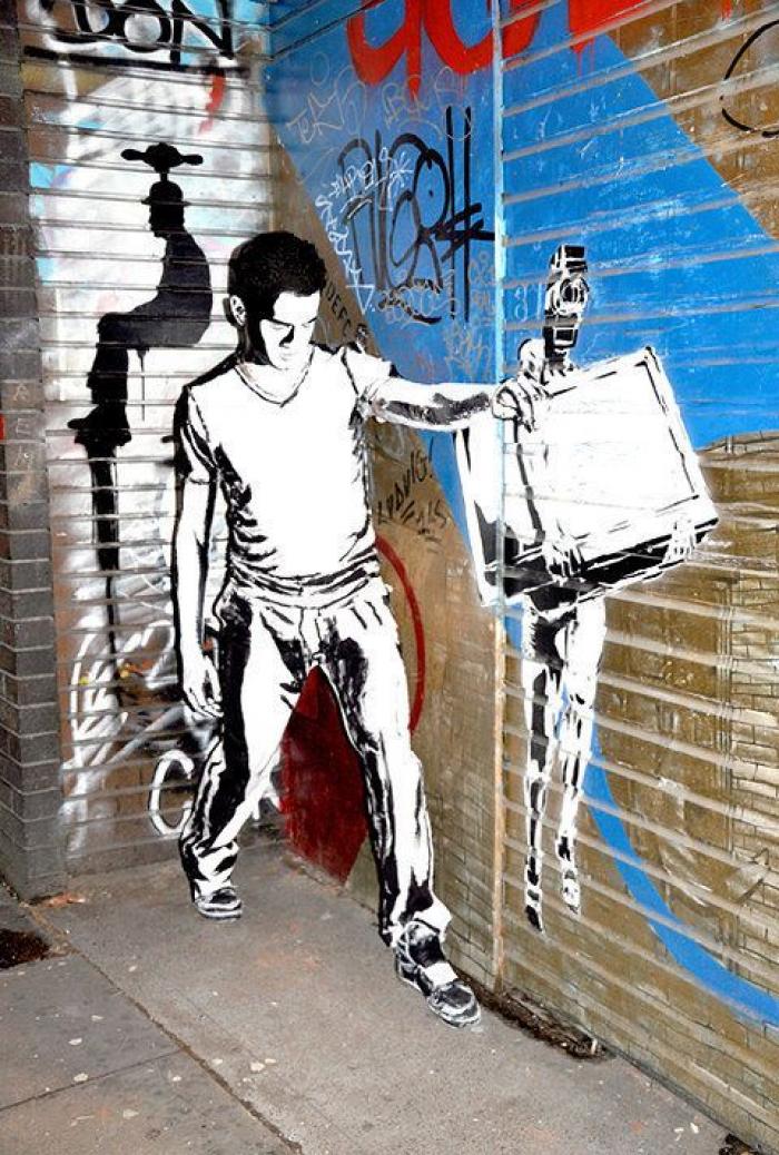 La artista que convierte personas en cuadros en 2D