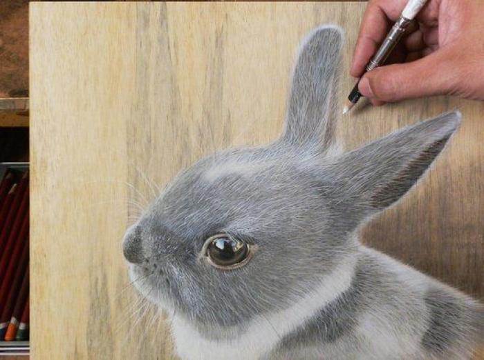 Dibujos hiperrealistas y autodidactas: así pinta Ivan Hoo