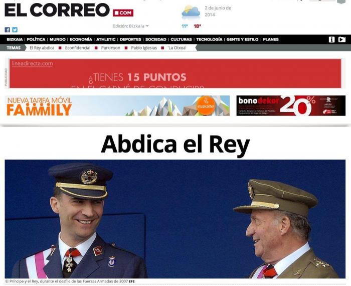 Abdica el rey: Las lesiones de Juan Carlos I (FOTO INTERACTIVA)