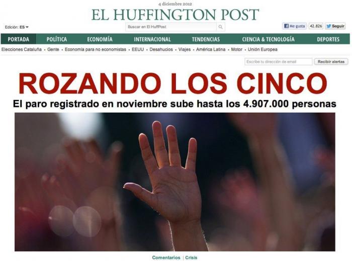 'El Huffington Post' supera los 5 millones de usuarios (y somos felices)