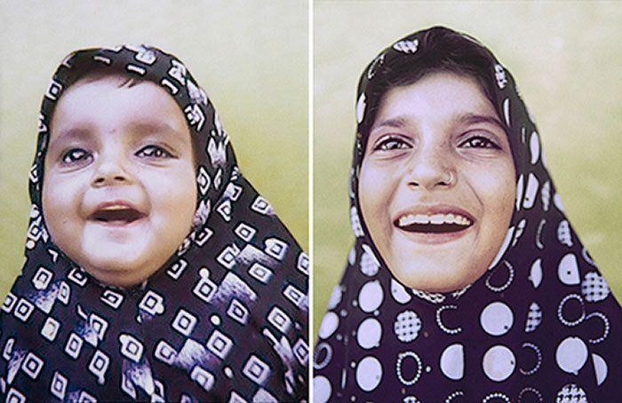 'Regreso al futuro': el libro de adultos recreando fotos de cuando eran pequeños (FOTOS)