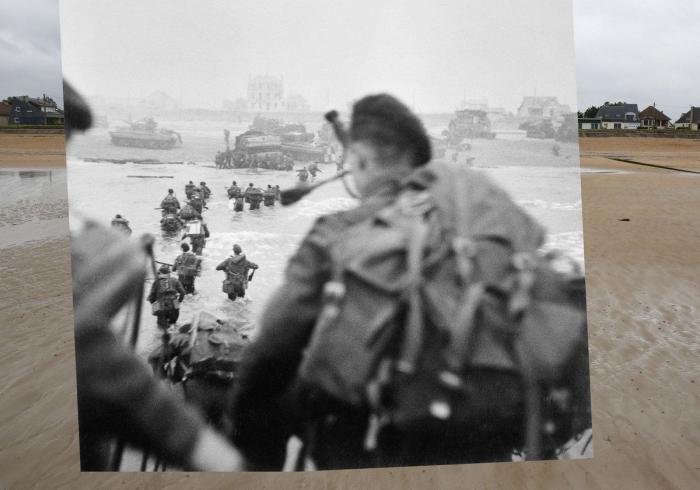 El pasado y el presente, unidos en los escenarios del desembarco (FOTOS)