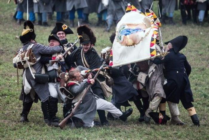 La recreación de la batalla de Austerlitz (FOTOS)