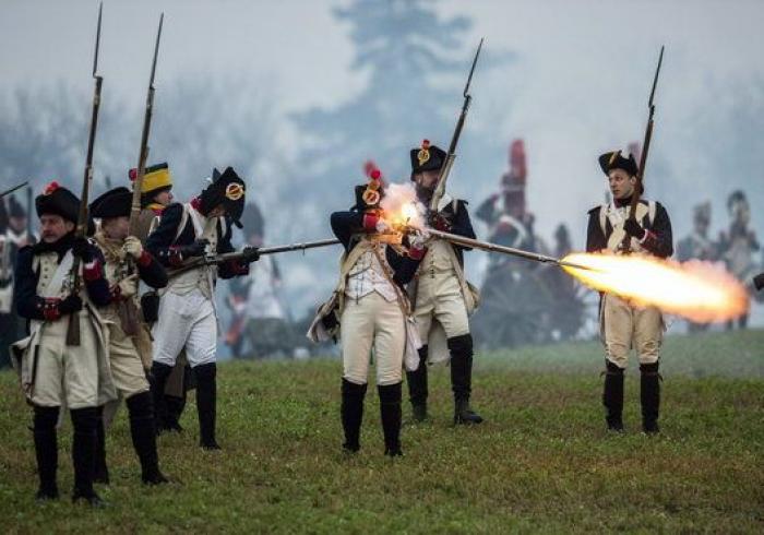 La recreación de la batalla de Austerlitz (FOTOS)