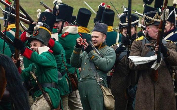 La recreación de la batalla de Austerlitz (FOTOS)