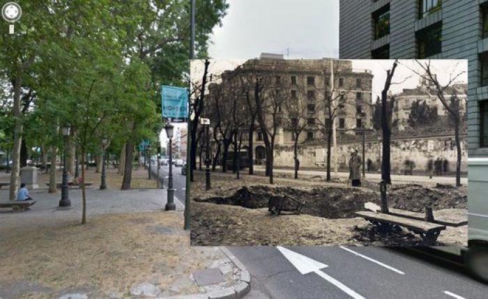 El Madrid de la Guerra Civil y el actual, unidos en Google Street (FOTOS)