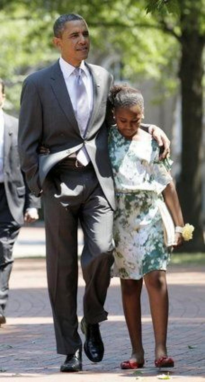 Sasha Obama no asistió al discurso de despedida de su padre por un buen motivo