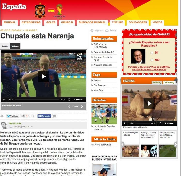 ¿Te acuerdas? Esto se dijo de La Roja en 2010 tras la derrota contra Suiza