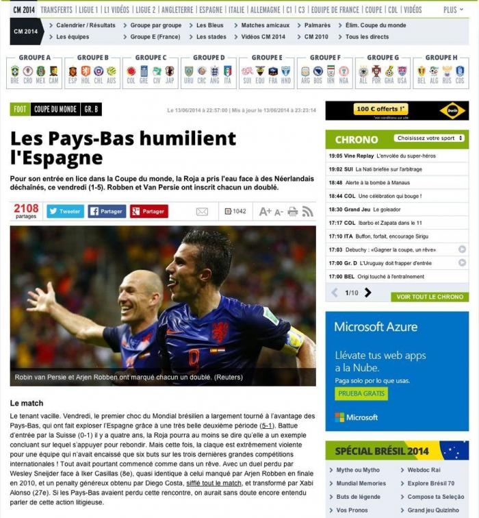 ¿Te acuerdas? Esto se dijo de La Roja en 2010 tras la derrota contra Suiza