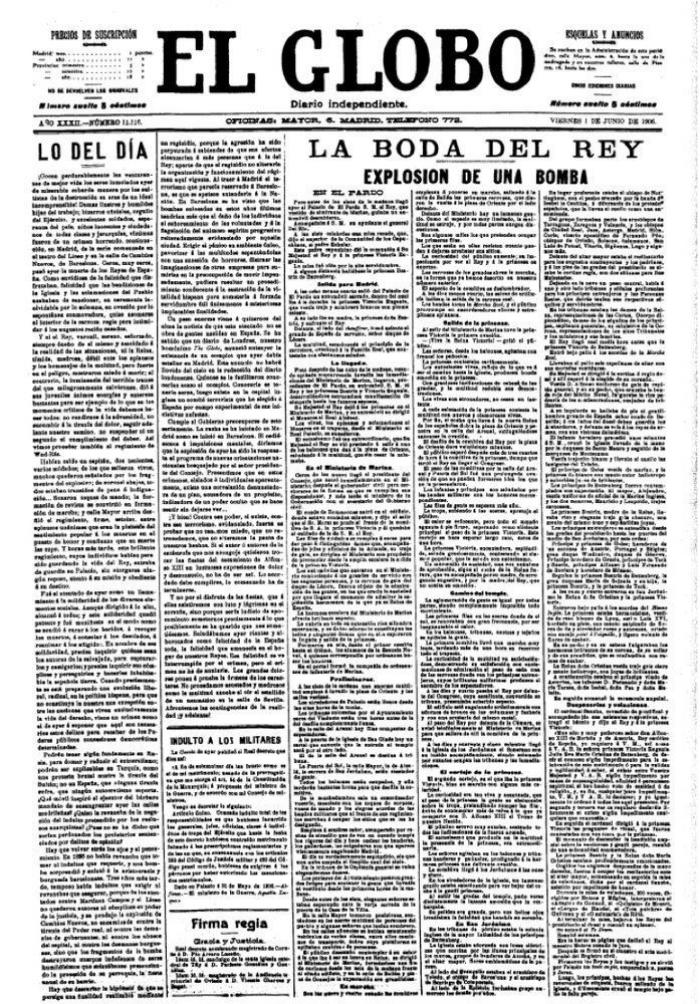 El día que Mateo Morral intentó matar a Alfonso XIII