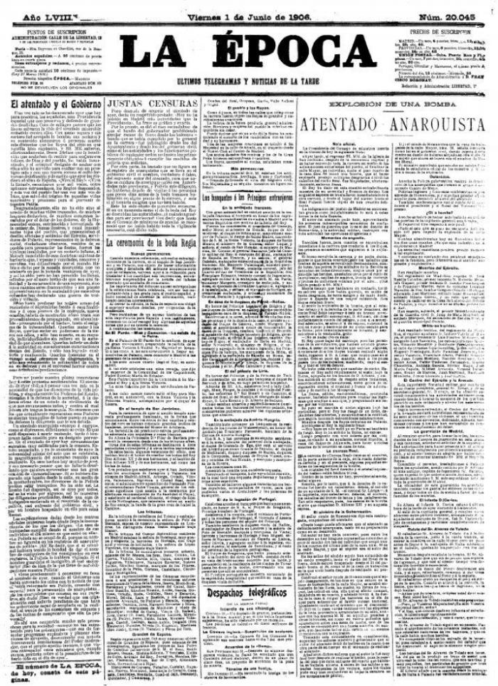 El día que Mateo Morral intentó matar a Alfonso XIII