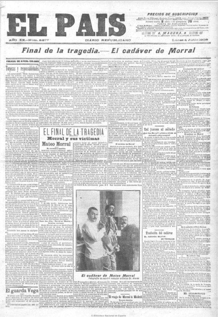 El día que Mateo Morral intentó matar a Alfonso XIII