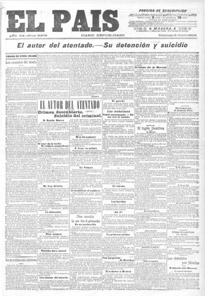 El día que Mateo Morral intentó matar a Alfonso XIII