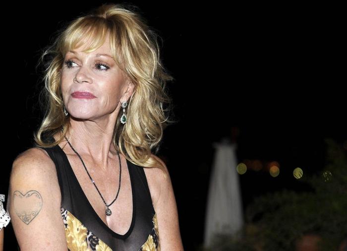 Tatuaje de Melanie Griffith: Antonio, 'borrado' (FOTOS)