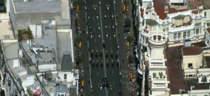 FOTOS AÉREAS: Un recorrido sin grandes aglomeraciones
