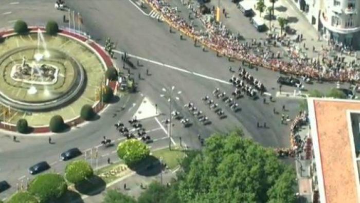 FOTOS AÉREAS: Un recorrido sin grandes aglomeraciones