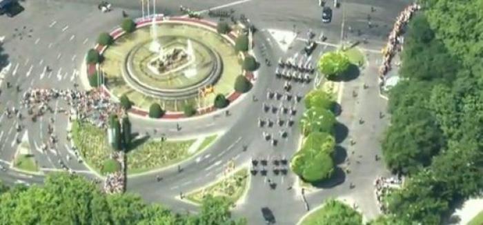 FOTOS AÉREAS: Un recorrido sin grandes aglomeraciones