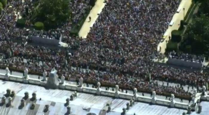 FOTOS AÉREAS: Un recorrido sin grandes aglomeraciones