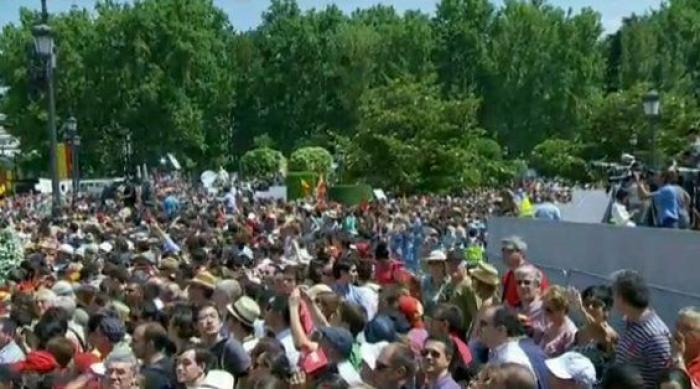 FOTOS AÉREAS: Un recorrido sin grandes aglomeraciones